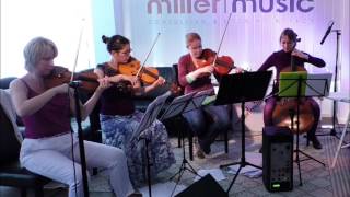 Streichquartett probt quotNothing Else Mattersquot  Miller Music Session No25 [upl. by Ahsemo]