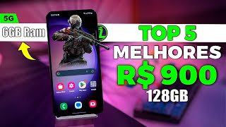 5 CELULARES para JOGOS até 900 Reais 2024 BOM e BARATO [upl. by Gnilrad]