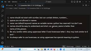 Rules to be followed while defining variables  PP  05 [upl. by Ativ]