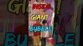 Amazing Giant Bubble Best Bubble Man Show shorts bubbleman [upl. by Vina]