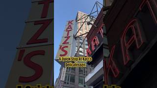 Katz’s Delicatessen deli pastrami reuben pickles newyork sandwich handcut jewishfood [upl. by Llewon]