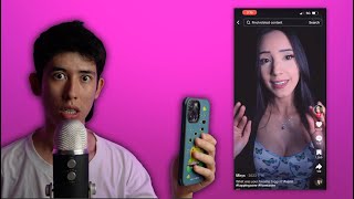 ASMRtist reacts to sus Tiktok ASMR [upl. by Ahsilahk]