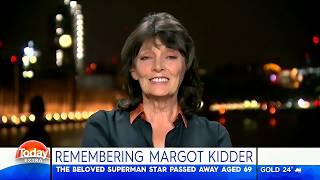 Sarah Douglas Channel 9 Today Show Margot Kidder FULL INTERVIEW [upl. by Ettegirb76]