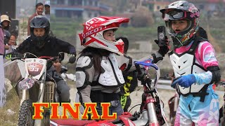 CrossEnduro Ladies Dirt Bike Race Nepal [upl. by Gnoix724]