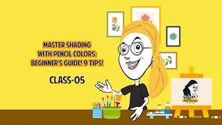 9 Tips of Colored Pencil Techniques for Beginners Shading Secrets Revealed [upl. by Anelat798]