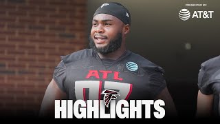 Highlights  Atlanta Falcons set aim and raise intensity day two l 2024 ATampT Training Camp  NFL [upl. by Toomay]