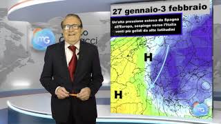 Meteo 21 gennaio3 febbraio Arriva linutile anticiclone Azzorre poi una fase appena invernale [upl. by Norvun]