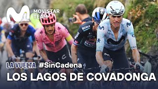 SinCadena Lucha entre los Favoritos de La Vuelta en los Lagos de Covadonga  Movistar Team 2024 [upl. by Waddington]