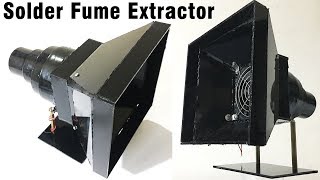 DIY Solder fume extractor Smoke Absorber make using Acrylic [upl. by Asilat]