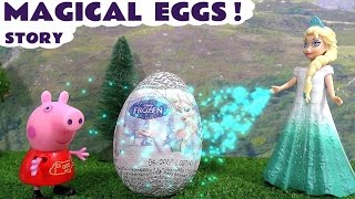 Fun Frozen Elsa making Magical Eggs [upl. by Aala227]