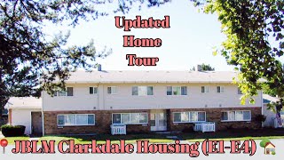 Updated Home Tour  JBLM CLARKDALE HOUSING  E1E4 [upl. by Doria]