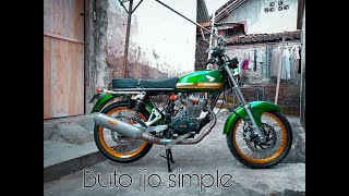 Modifikasi HONDA CB HEREX Simple Buto Ijo [upl. by Woodruff826]