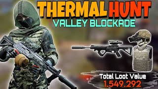 Valley Blockade T7 TI Hunt Playing AEK Gameplay🔥 Arena Breakout [upl. by Amolap]