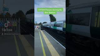 377314 Passing Goring By Sea Station [upl. by Dolora]