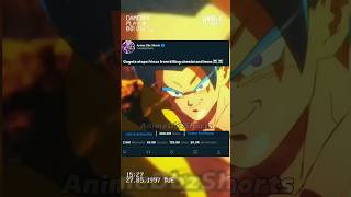 Gogeta stops frieza from killing cheelai and lemo☠️ dragonball shorts [upl. by Ahsihat]