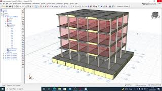 FOUNDATION DESIGN IN PROTA STRUCTURE PARTII RAFTMAT FOUNDATION [upl. by Anahsek]