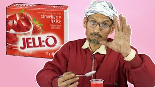 Tribal People Try JellO for the first time [upl. by Asher]