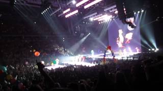 Miley Cyrus SMS Bangerz Bangerz Tour Intro  Rogers Arena [upl. by Ahsak]