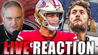 LIVE Reaction 49ers Lose 2724 vs Rams  Post Game Show [upl. by Shep]