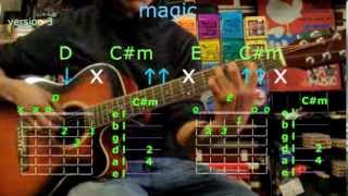 magic coldplay acordes en guitarra [upl. by Moran]