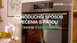 Rúry Gorenje – ExtraSteam pečenie s parou [upl. by Enymzaj]