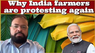 DrAbhishekMishra Why India farmers are protesting again ArzooKazmi [upl. by Rahr468]