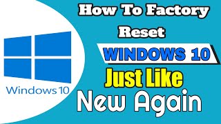 This Is How To Factory Reset Your Pc Or Laptop Running Windows 10 shorts howto windows10 [upl. by Allak130]