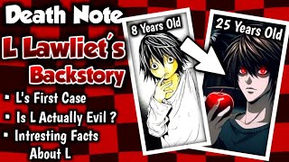 Study Of Mysterious Anime Character EP 1  L Lawliet   Death Note  Backstory Of L Hindi anime [upl. by Nylirrehs649]