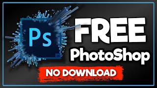 How to get PhotoShop for FREE 2024  No Download Required [upl. by Reinwald]