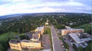 Vue des environs de lHôpital de Chicoutimi [upl. by Adnulahs576]