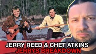 JERRY REED amp CHET ATKINS Jerrys Breakdown LIVE Finger Picking Guitar  REACTION [upl. by Wakeen]