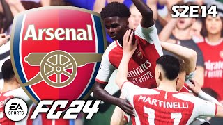 Saka makes the impossible possible  FC 24 Arsenal Career Mode S2E14 [upl. by Oterol]