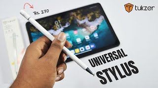 Universal Stylus under 300 Tukzer stylus unboxing amp review Disk top Stylus [upl. by Enomas]