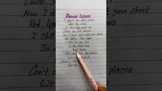 Drivers License song lyrics💜❤english song lyrics💜lyrics shorts song youtubeshorts [upl. by Sekofski]