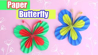 Paper Circle Butterfly Tutorial [upl. by Lekcim]