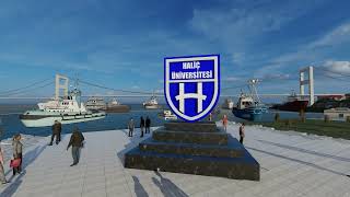 Haliç Üniversitesi Kurumsal Logosunun 3D Mekan Modellemesi  İstanbul [upl. by Moyra]