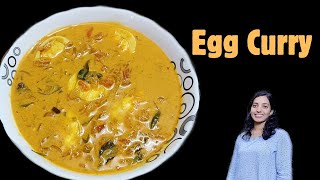 Egg Curry Recipe Kerala Style Mutta Curry Recipe Malayalam [upl. by Minnaminnie]