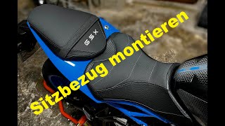 Suzuki GSX8S Comfort Sitzbank Teil 2 Sattlerarbeit [upl. by Ecinad]