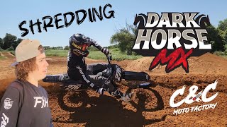 Shredding Dark Horse MX in Smithville Texas [upl. by Anassor]