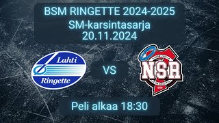 BSM Lahti vs NSR 20112024 [upl. by Ronel]