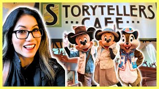 Disneyland 2024  UPDATED Mickeys Breakfast Buffet  Storytellers Cafe Character Dining Review 🤩 [upl. by Llenaej]