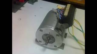 Switched reluctance motor DIY First start [upl. by Ondrej800]