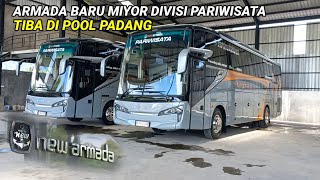 ARMADA BARU MIYOR KAROSERI NEW ARMADA DI VISI PARIWISATA TIBA DI POOL PADANG [upl. by Michella67]