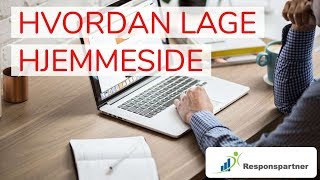 Hvordan lage hjemmeside  gratis kurs [upl. by Euqinna]