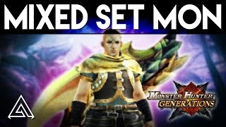 Monster Hunter Generations  Aerial Switch Axe  Mixed Set Monday [upl. by Emlynn252]