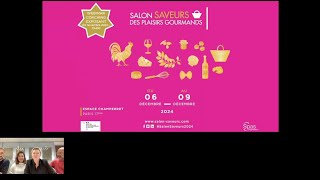 Webinar coaching Exposant Saveurs des Plaisirs Gourmands 2024 [upl. by Oht]