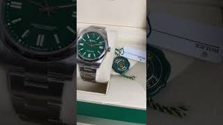 Rolex Oyster Perpetual 41 “Green Dial” [upl. by Nae889]