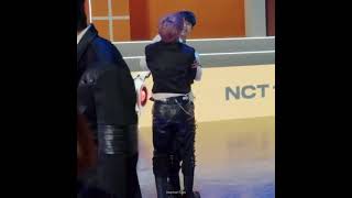 NCT 127 DOYOUNG LAUGHING AFTER HAECHAN HUGGED HIM nct doyoung haechan [upl. by Lecram]