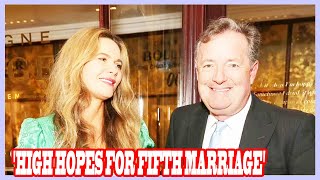 Piers Morgans wife Celia Walden shares high hopes for fifth marriage in brutal dig [upl. by Llenrod]