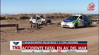 PINAMAR FATAL ACCIDENTE EN AV DEL MAR [upl. by Aynatan]